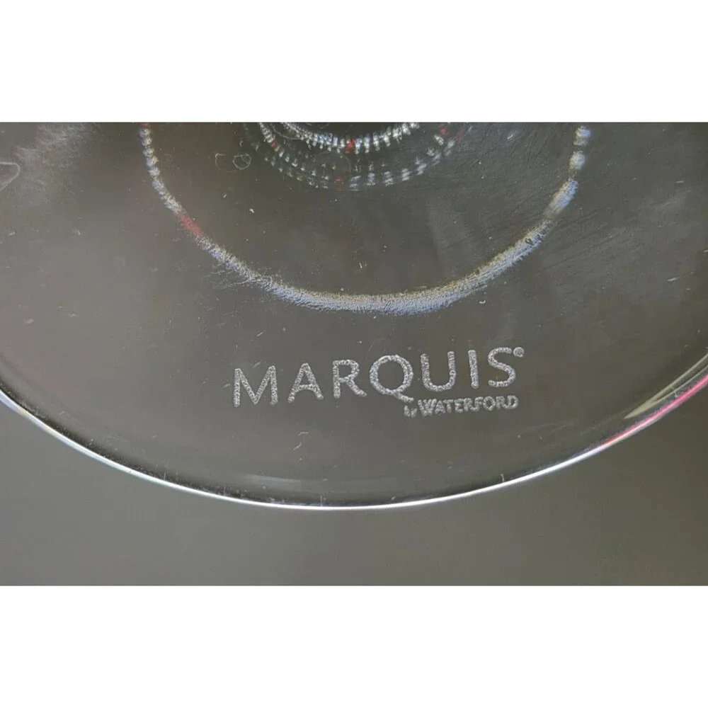Set Of 4 Marquis By Waterford Vintage Red Wine Goblets Glasses Crystal 8.75